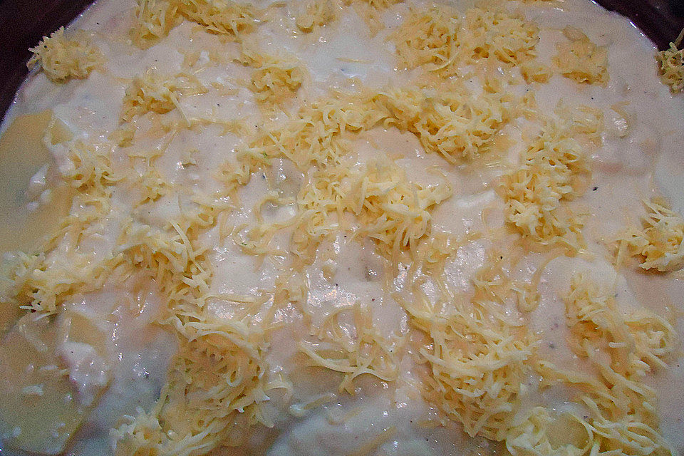 Spinat - Kartoffel - Gratin