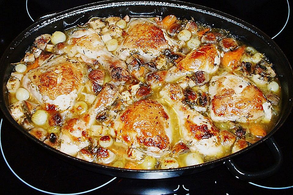 Coq au vin à la Dirk