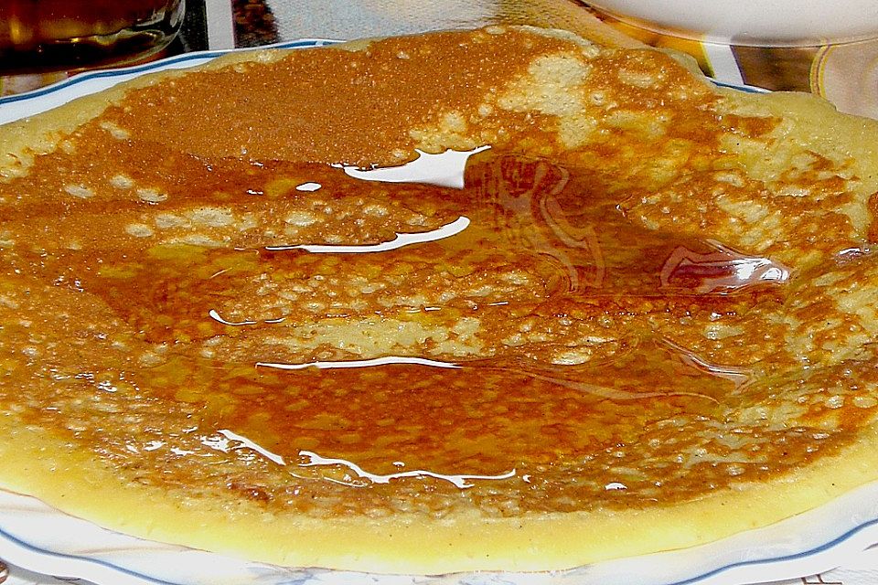 American Pancakes mit Ahornsirup