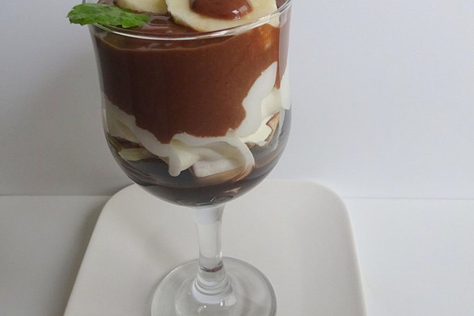 Bananen - Schokolade - Trifle