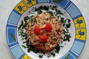 Champignon - Tomaten -  Reis - Topf à la Ed