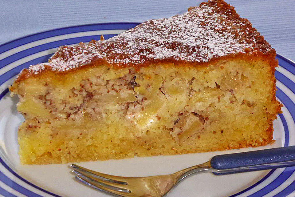 Apfel - Nuss Kuchen