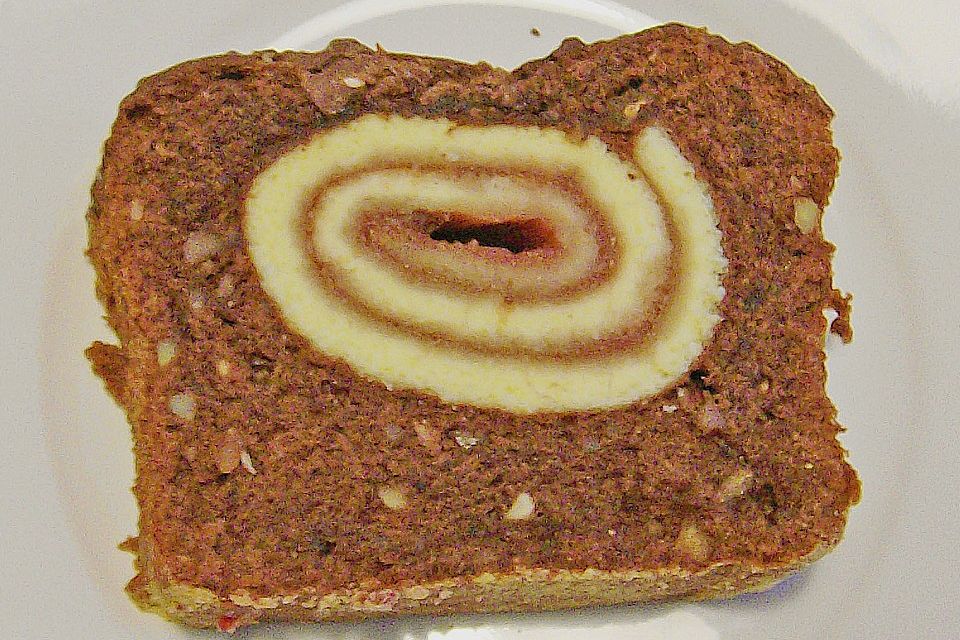 Rouladen - Schoko - Nusskuchen