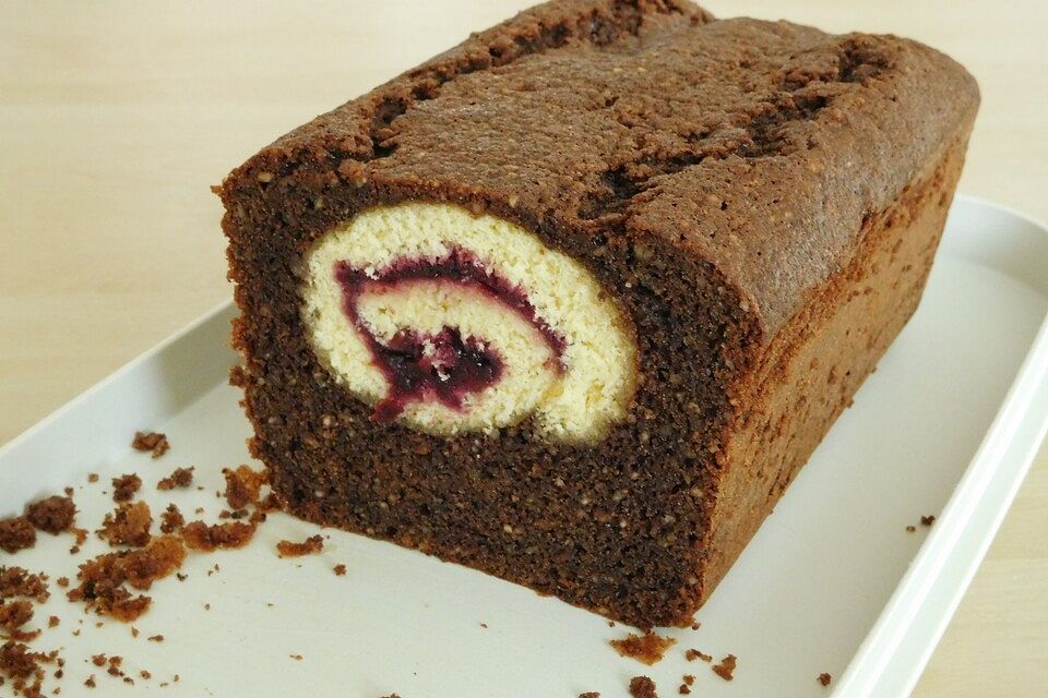 Rouladen - Schoko - Nusskuchen