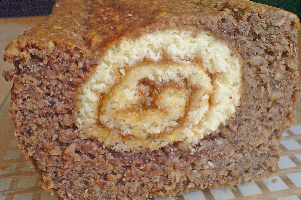 Rouladen - Schoko - Nusskuchen