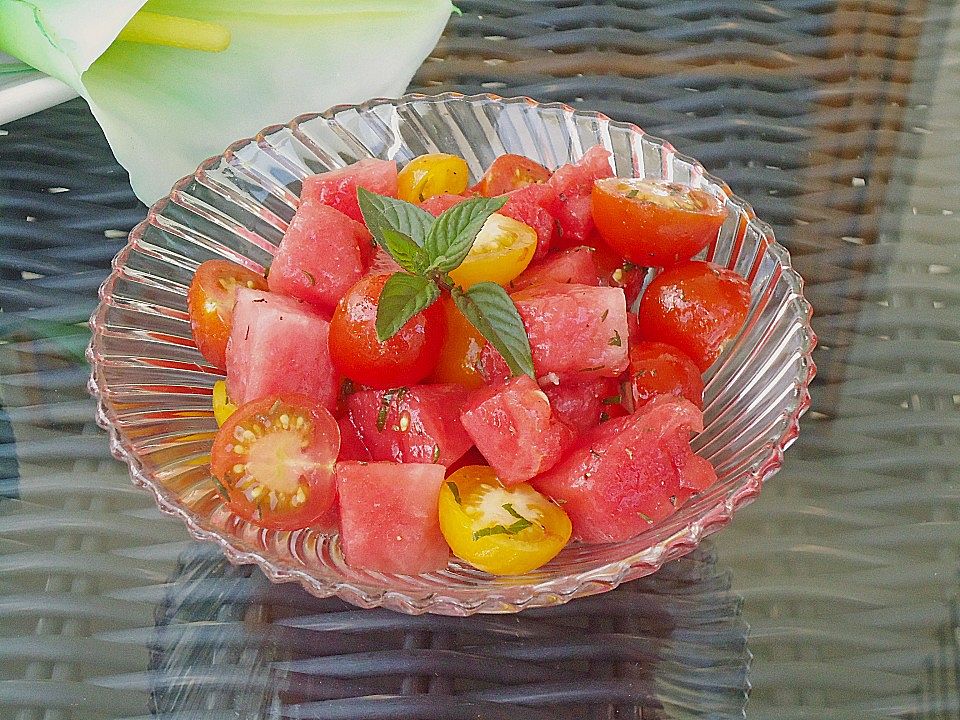 Tomaten-Wassermelonen-Salat | Chefkoch