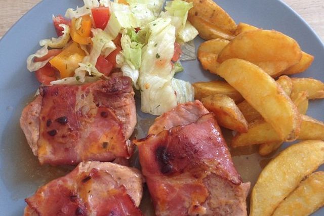 Wunderschne Schweinelendchen Aus Dem Ofen Ebenbild