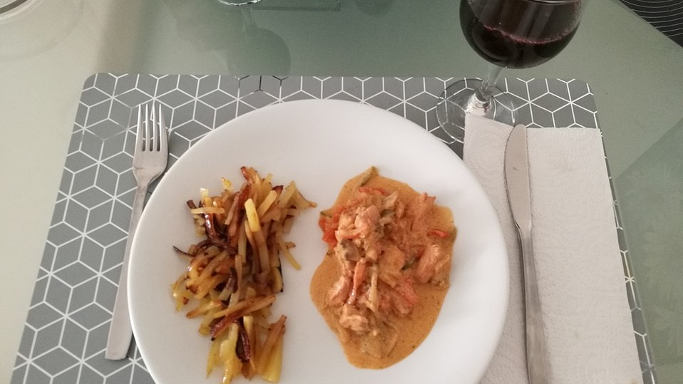 Hühnchen Stroganoff von schmitzebilla Hühnchen Stroganoff von schmitzebilla