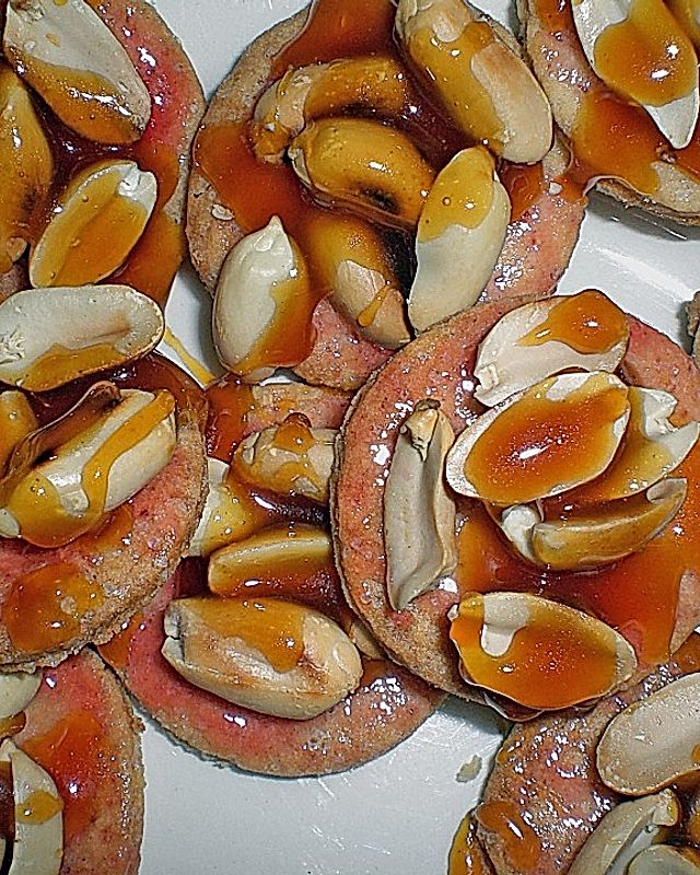 Erdnuss - Karamell - Plätzchen