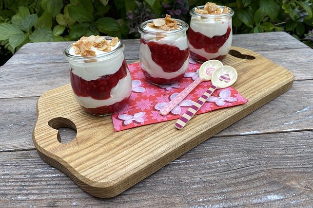 Mascarpone - Creme mit roter Grütze von Poepie| Chefkoch