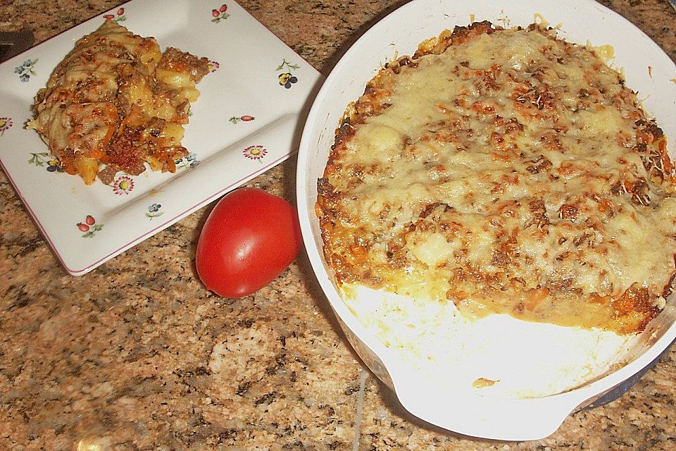 Kartoffel-Hackfleisch Gratin