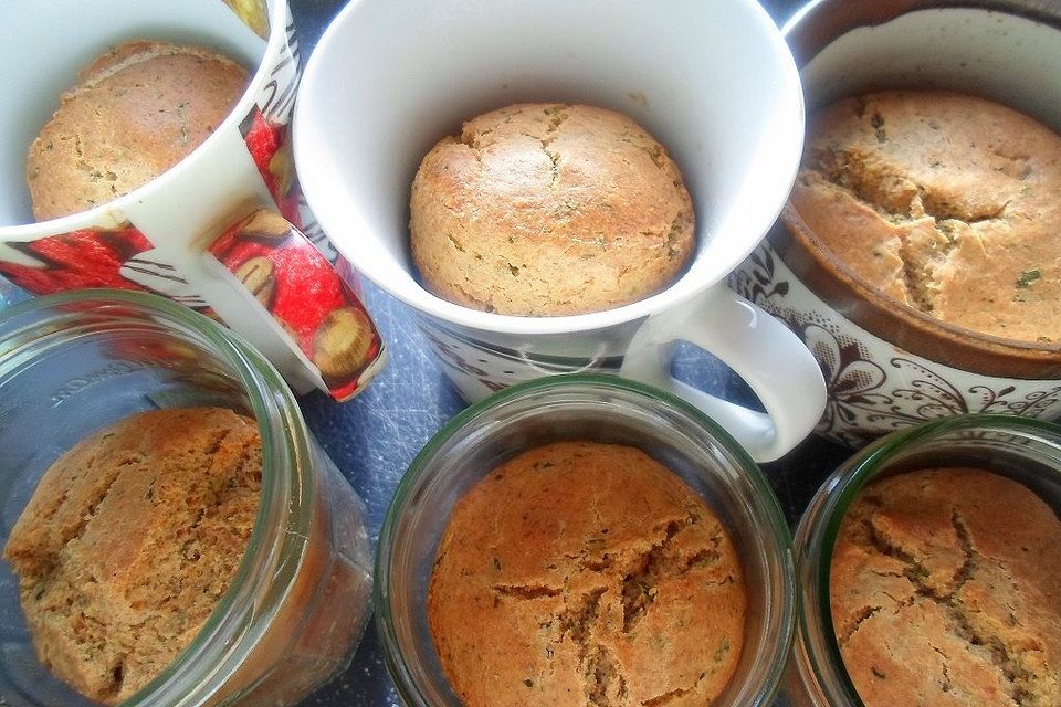 Rustikale Schinken - Quark - Brötchen