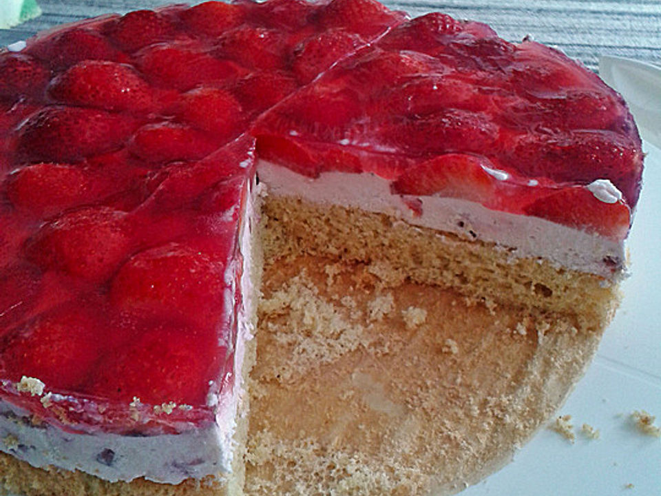 Erdbeer - Quark - Torte| Chefkoch