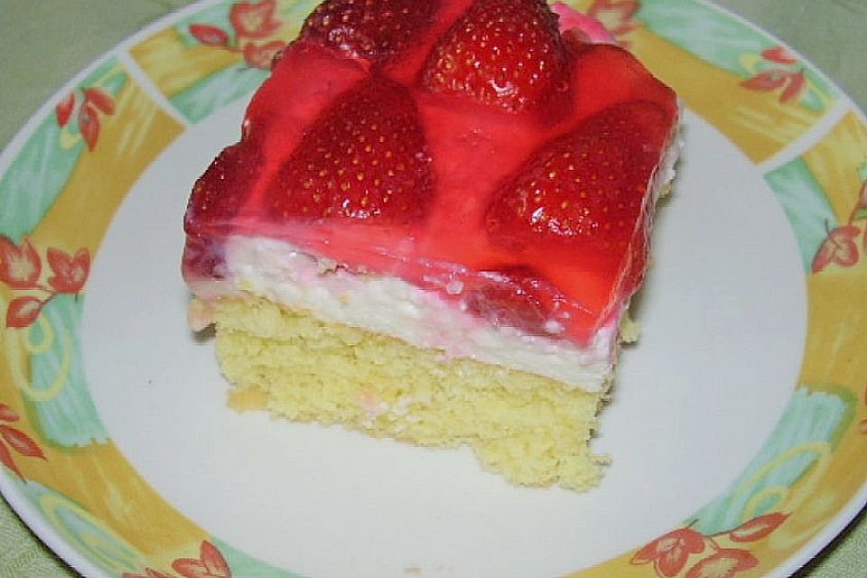 Erdbeer - Quark - Torte