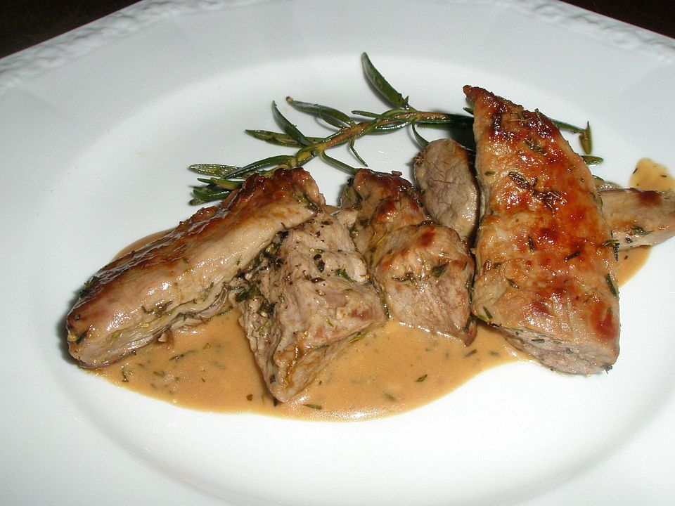 Lammfilet mit Knoblauch - Thymian - Sauce von ronomu | Chefkoch