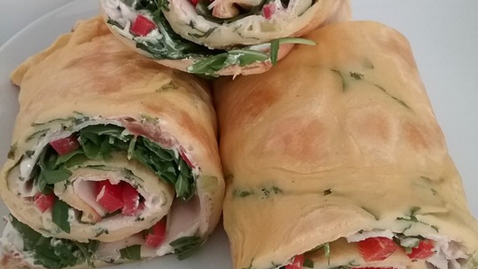 Pfannkuchenrolle vom Blech