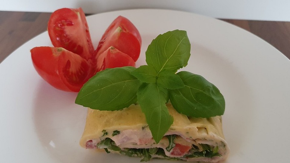 Pfannkuchenrolle vom Blech