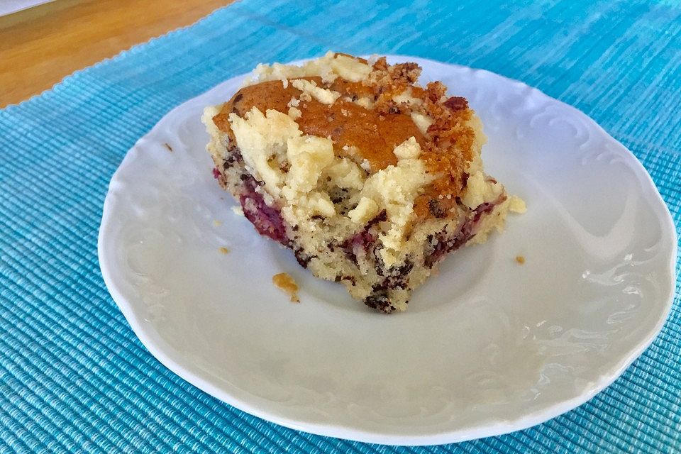 Apfel - Streuselkuchen mit Quark vom Blech