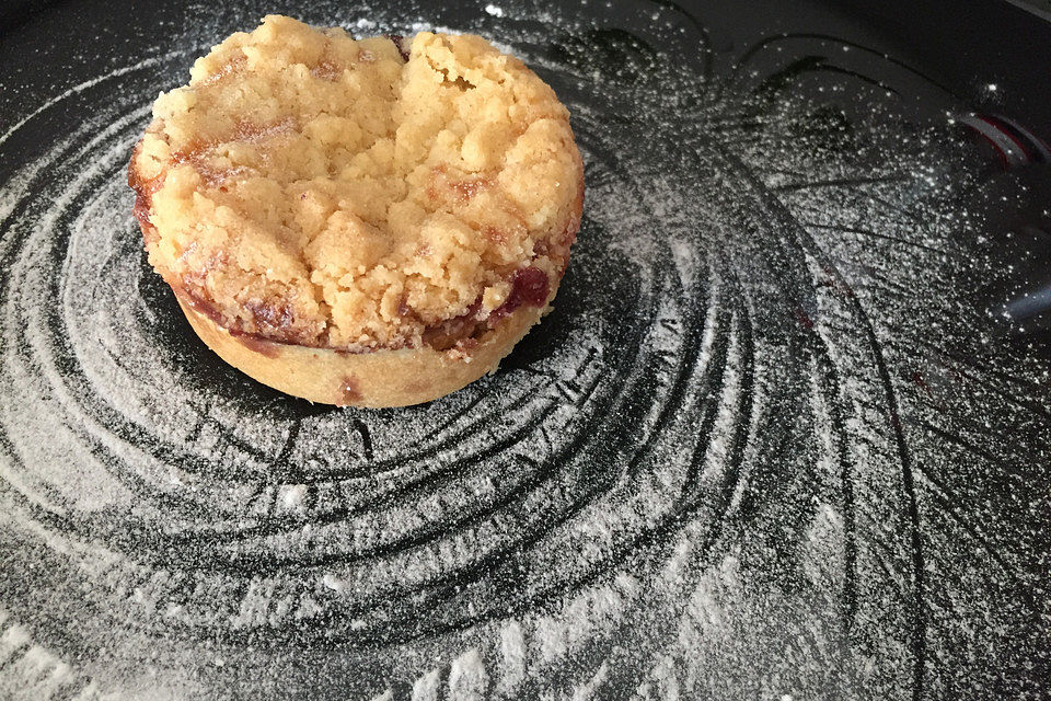 Apfel - Streuselkuchen mit Quark vom Blech