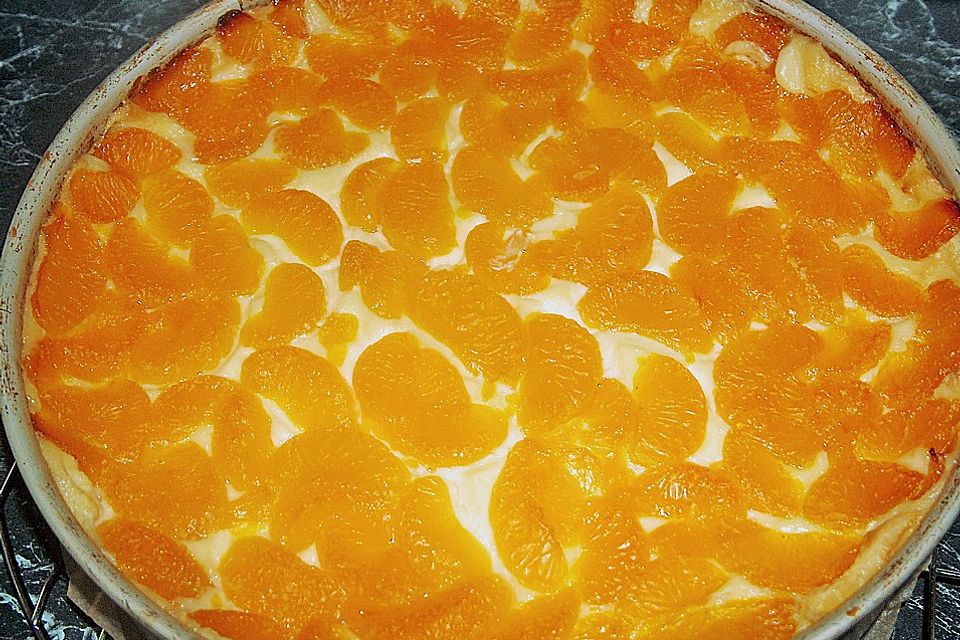 Mandarinenschmandkuchen