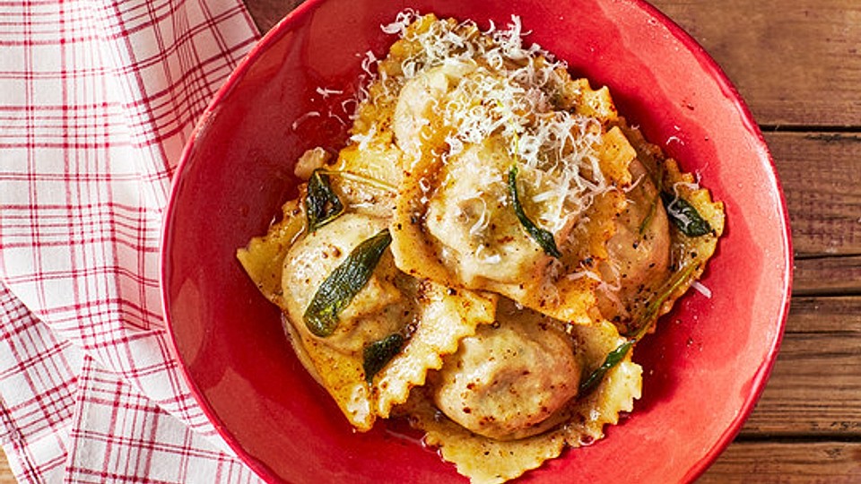 Ravioli mit Pilzfüllung von uevers