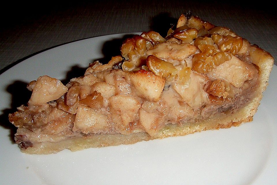 Apfelkuchen mit Walnusscreme