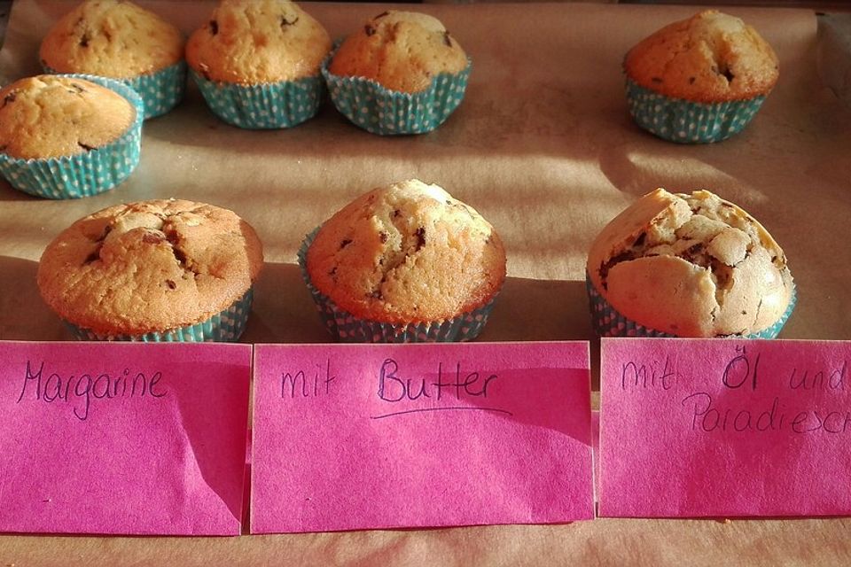 Muffins mit Schokosplittern