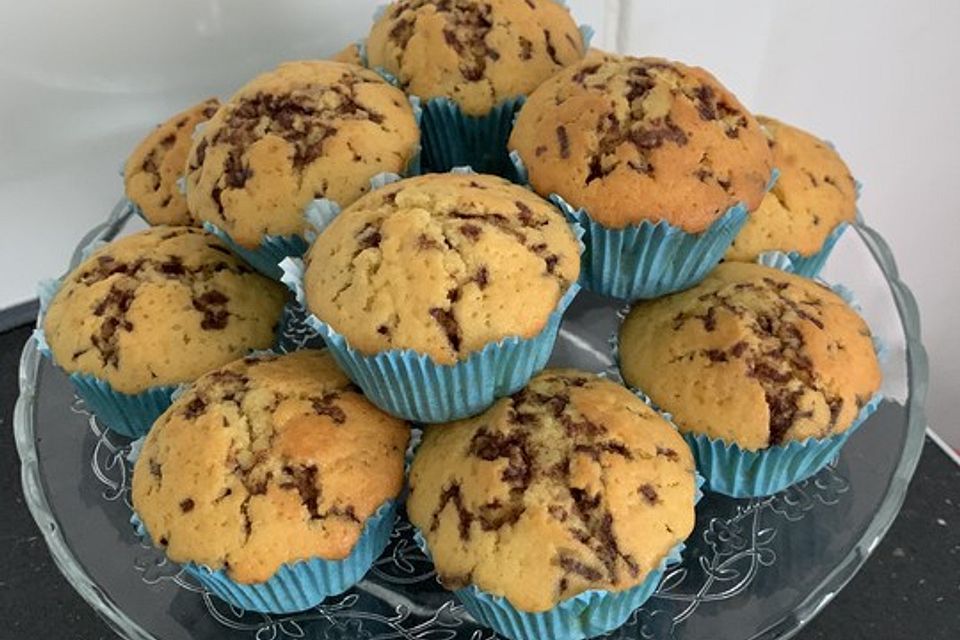 Muffins mit Schokosplittern