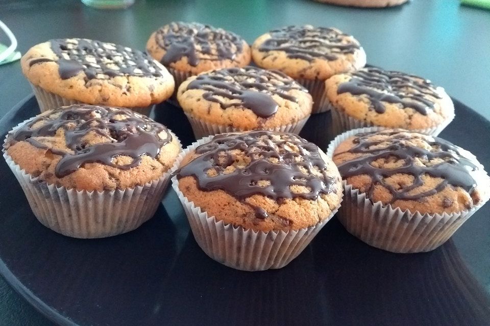 Muffins mit Schokosplittern