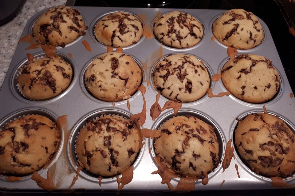 Muffins mit Schokosplittern