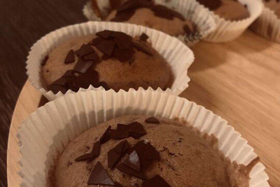 Muffins mit Schokosplittern