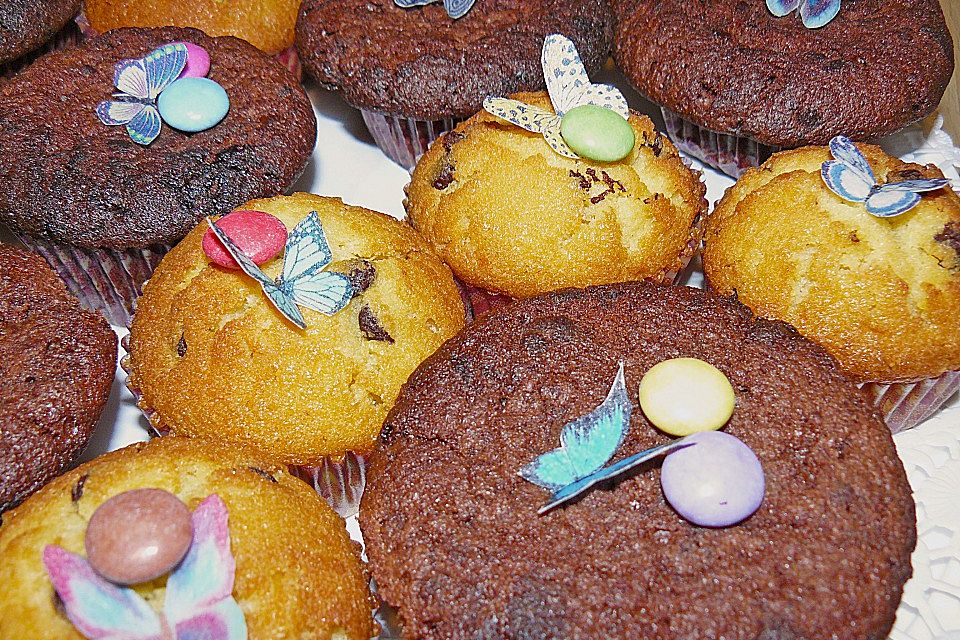 Muffins mit Schokosplittern