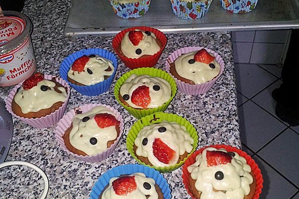 Muffins mit Schokosplittern