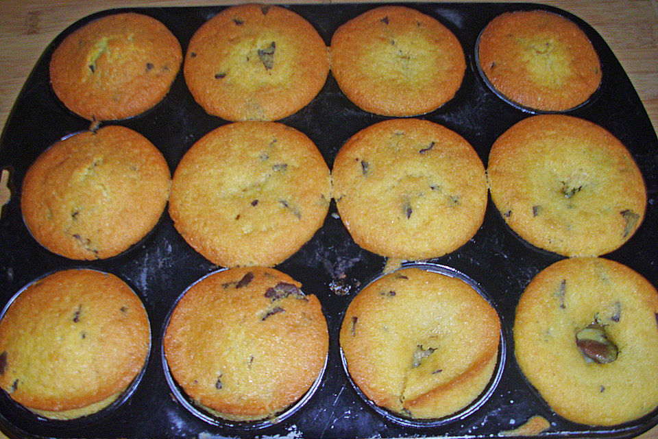 Muffins mit Schokosplittern