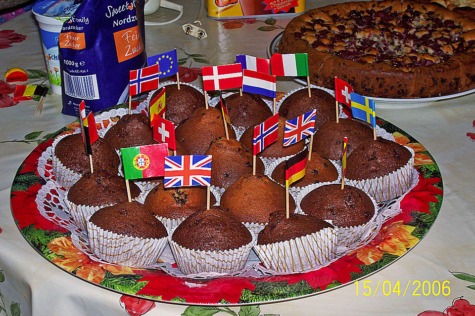 Muffins mit Schokosplittern