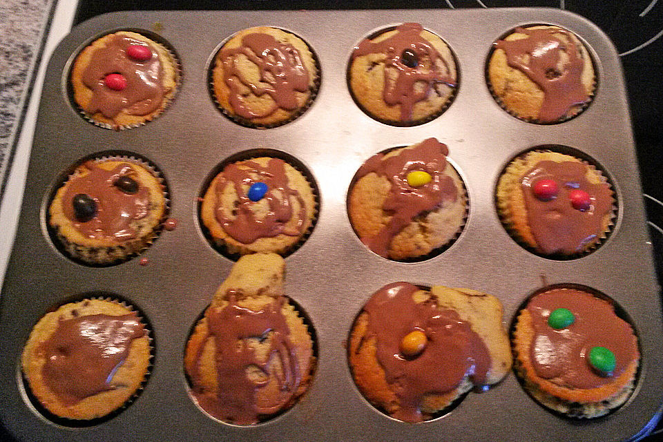 Muffins mit Schokosplittern