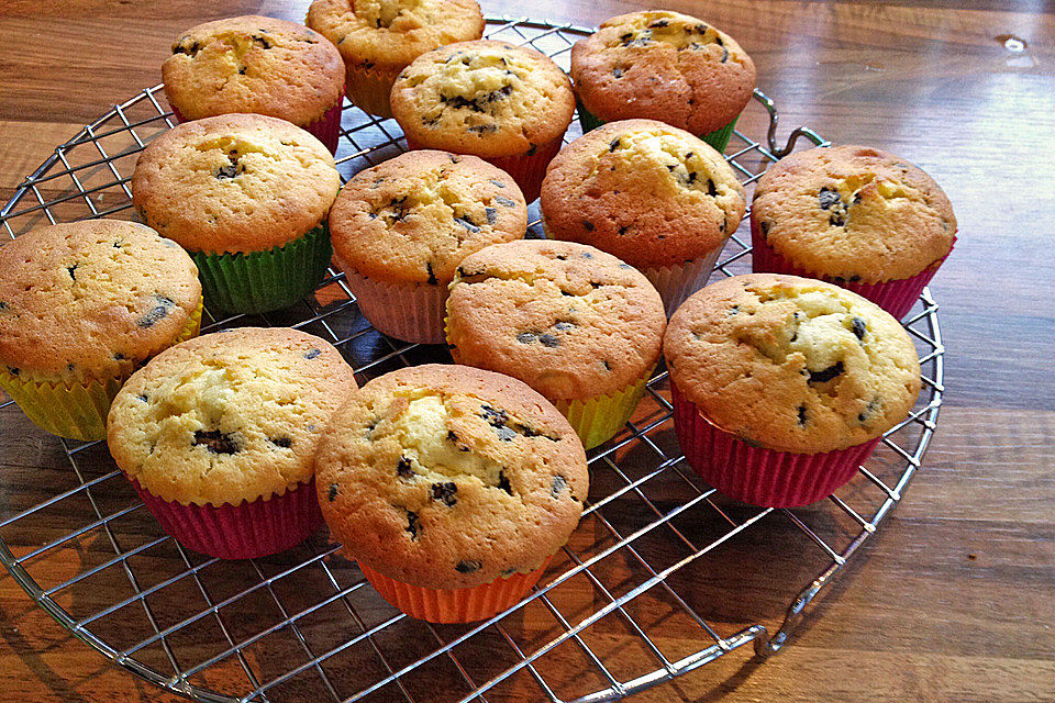 Muffins mit Schokosplittern