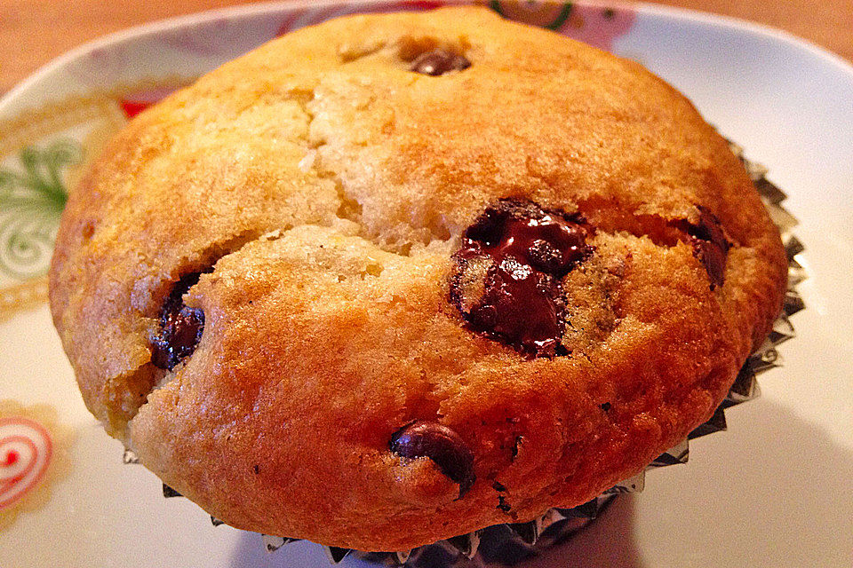 Muffins mit Schokosplittern