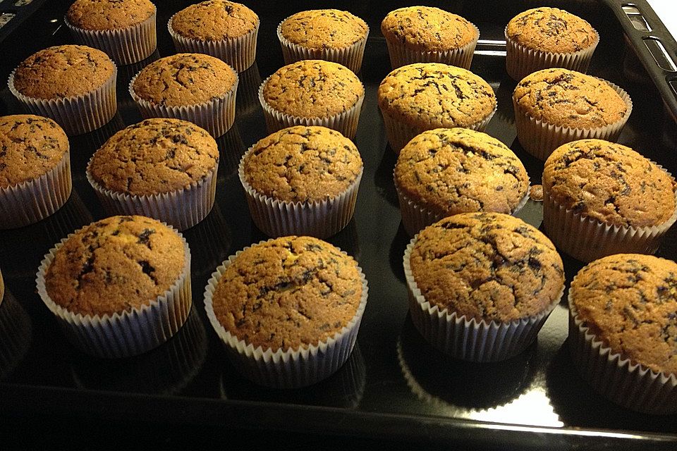 Muffins mit Schokosplittern