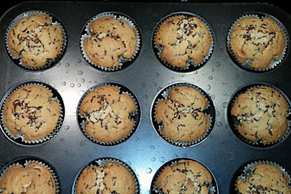 Muffins mit Schokosplittern