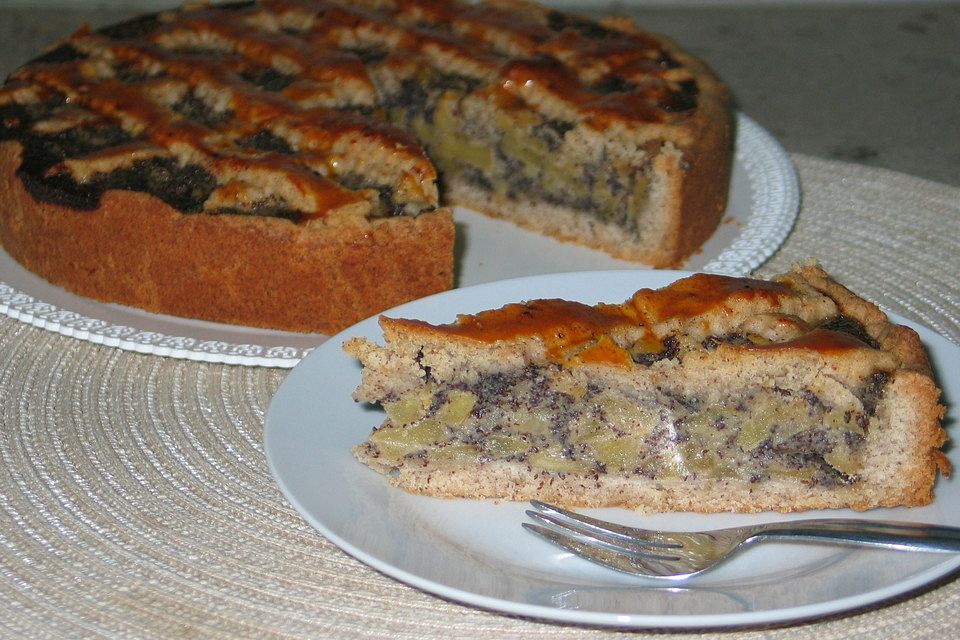 Apfel - Mohn - Kuchen