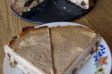 Käse - Pflaumenmus Kuchen