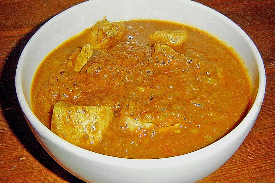 Rotes Hühnercurry