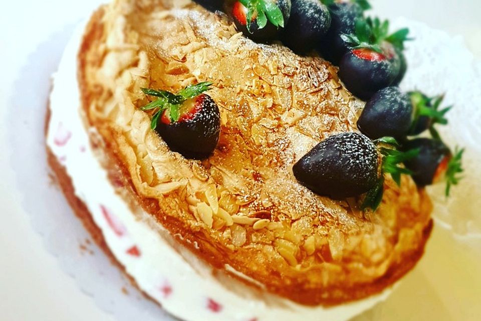 Schneemousse-Erdbeertorte Schneemousse-Erdbeertorte