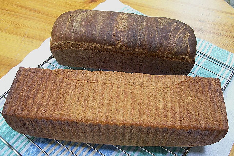 Dinkeltoastbrot mit Vollkorn