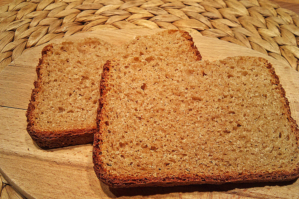 Dinkeltoastbrot mit Vollkorn