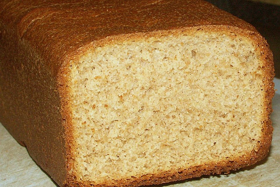 Dinkeltoastbrot mit Vollkorn