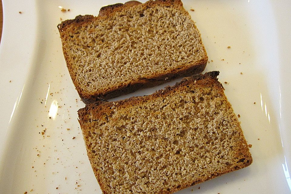 Dinkeltoastbrot mit Vollkorn