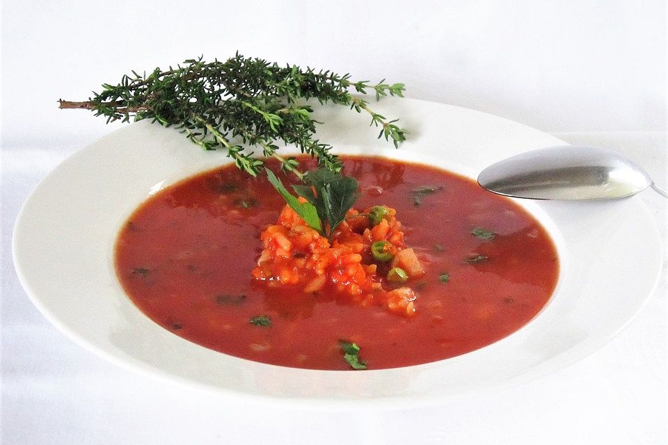 Einfache Tomatensuppe / Tomatensoße