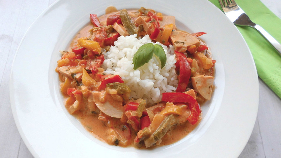 Paprika-Fleischwurst-Topf von frevolla